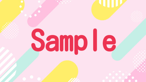 英語対応サンプル画像